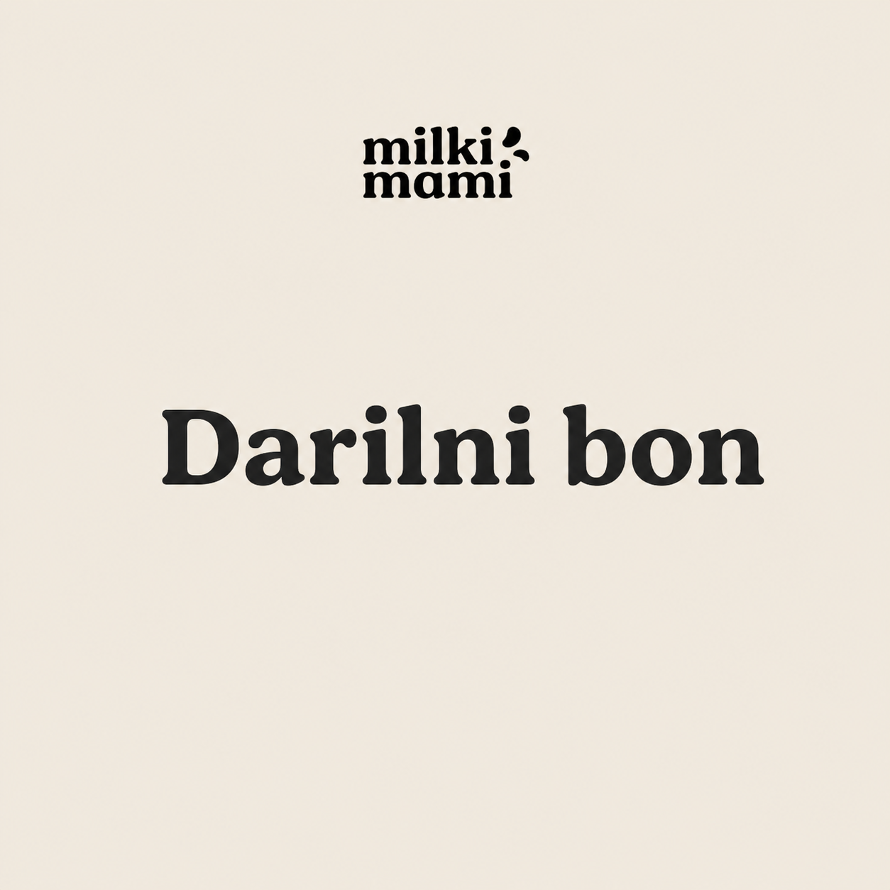 Darilni bon Milkimami