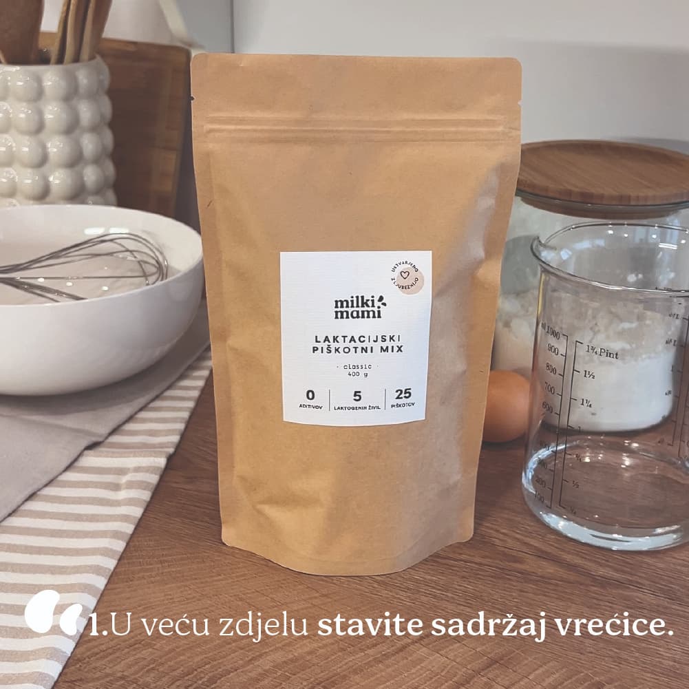 LAKTACIJSKI PIŠKOTNI MIX za 50 piškotov