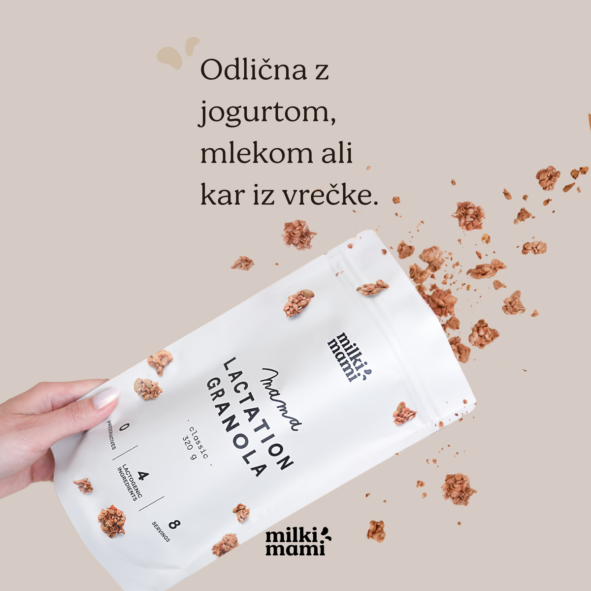 LAKTACIJSKA GRANOLA 160g