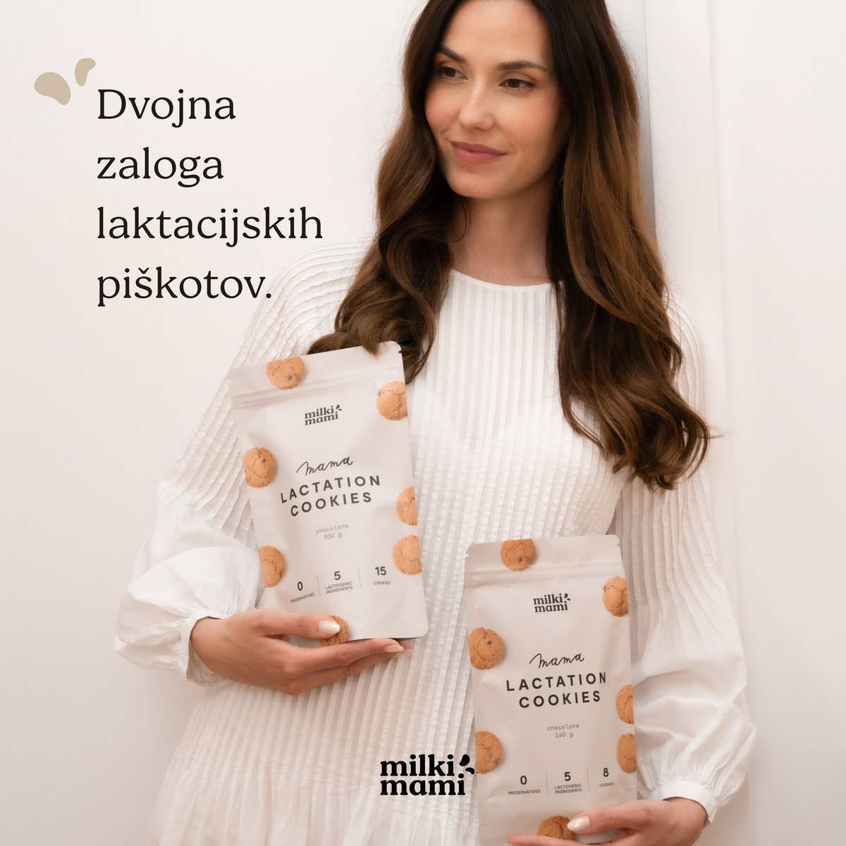 CLASSIC laktacijski keksi s čokoladom